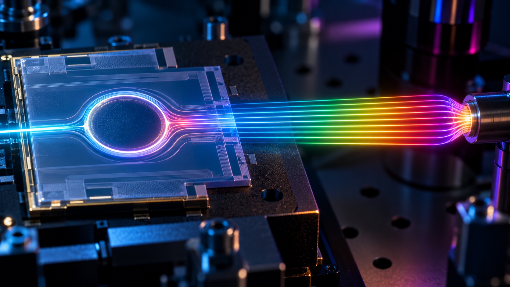 NIST Microcomb Research Points to Denser Terabit Optical Links