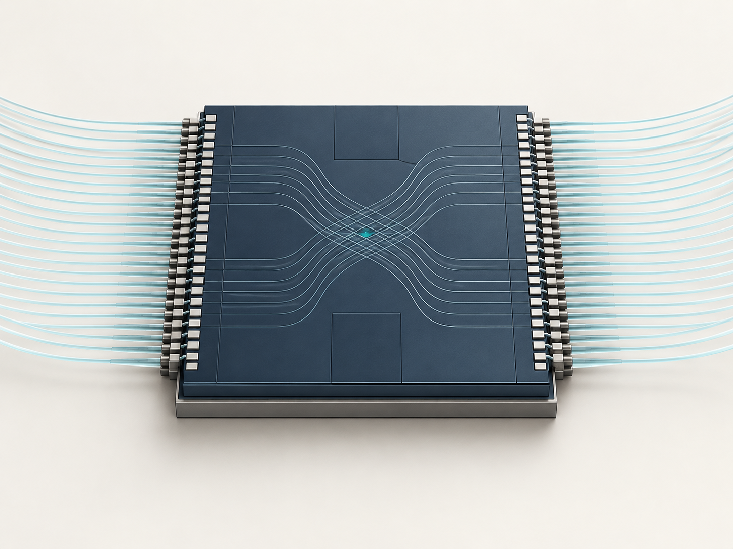 Salience Labs Shows a 64-Port Silicon-Photonic Optical Circuit Switch